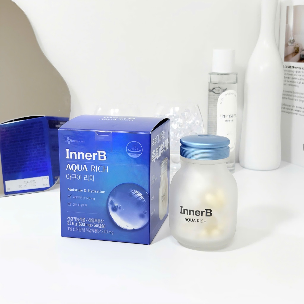 Viên uống cấp nước và collagen Innerb Aqua Rich Double Up
