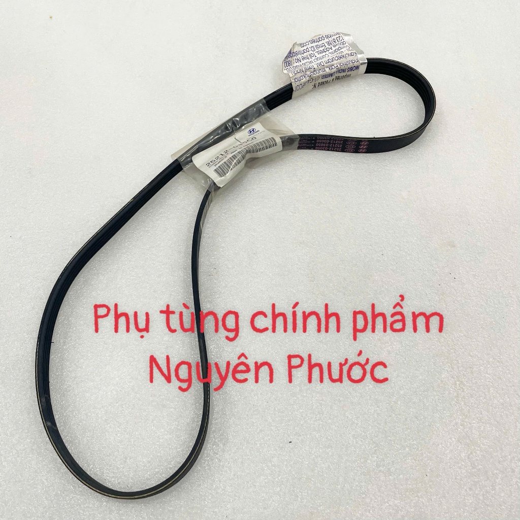 2521203050 - Dây curoa tổng / Dây máy phát 5PK1230 [Chính hãng] HYUNDAI GRAND I10 1.2  2014 - 2016 -