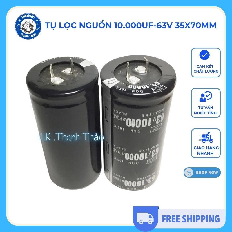 Tụ Lọc Nguồn 10.000uf-63V 35x70mm)