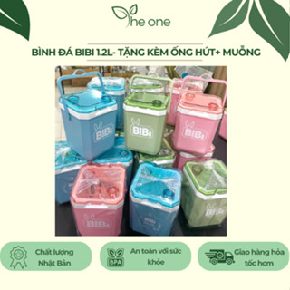 Bình đá bibi 1.2L. Thùng đá đựng trà sữa, bình đá mini pha cà phê giữ nhiệt 4-8 tiếng