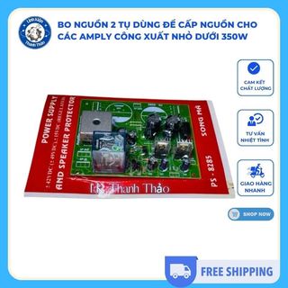 Bo nguồn 2 tụ dùng để cấp nguồn cho các amply công xuất nhỏ dưới 350w