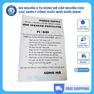 Bo nguồn 2 tụ dùng để cấp nguồn cho các amply công xuất nhỏ dưới 350w