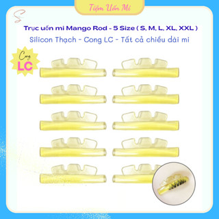  Trục Uốn Mi MANGO ROD Hàn Quốc - Độ Cong LC - Silicon Thạch Tự Dính -  Tất Cả Chiều Dài Mi 