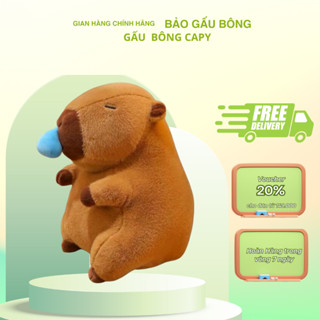Gấu BÔNG CAPYBARA SIÊU TO KHỔNG LỒ THÚ NHỒI BÔNG CAPYBARA CHẢY NƯỚC MŨI