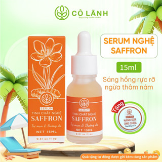 (Mẫu mới) Serum Tinh Chất Nghệ Saffron Trị Mụn & Dưỡng Da Cỏ Lành 15ml