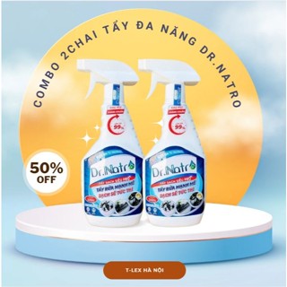 COMBO 2 chai tẩy đa năng Dr Natro  tẩy siêu sạch mọi vết bẩn cứng đầu tẩy xoong nồi,bồn rửa lavabo..