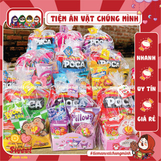 Túi Bánh Kẹo 6 màu Xinh Ngon Mix Theo Tone Màu, Tặng Quà, Sinh Nhật Người Yêu, Các Bé Siêu Dễ Thương