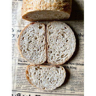  50% Wholewheat Sourdough Bread  350g  Bánh Mì Nguyên Cám 50% Men Chua Tự Nhiên  ăn kiêng giảm cân  