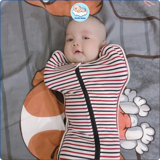 Nhộng Chũn Cocoon co giãn 4 chiều, giúp bé ngủ say giấc, giảm quấy khóc, giật mình - Miniki Baby