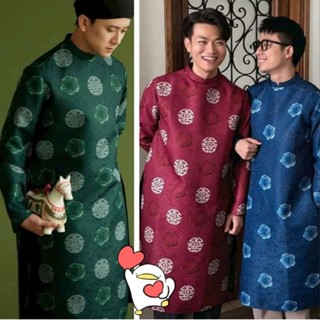 🥰Áo dài cách tân nam.đẹp cao cấp chất vải lụa cao cấp giá rẻ hàng thiết kế bán sỉ