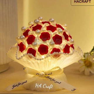  Quà tặng HOT-TREND Đèn hoa hồng vĩnh cửu set làm quà cute handmade dễ thương - S0363 