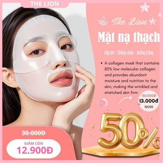 Combo 10 Mặt Nạ Thạch Collagen Mask, Mặt Nạ Thạch The Lion Ngủ Qua Đêm Dưỡng Trắng Mờ Thâm Sạm Giảm Lão Hoá Da The Lion