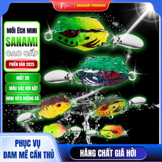 [ Quà Tặng 1 Lưỡi Câu Cho Khách Hàng Mua Hôm Nay ] Mồi Câu Cá Giả Tokugawa Hình Ếch Nhảy Mini 2.5cm / 3g MO32