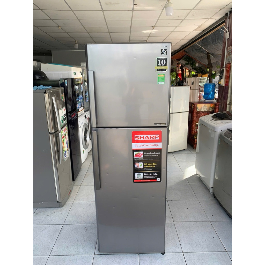 THANH LÝ TỦ LẠNH SHAP 342L INVERTER, TIẾT KIỆM ĐIỆN