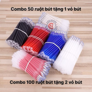  ngòi bút ủi bay ruột bút bay bút vẽ trên vải combo 50 -100 cây tặng vỏ bút 