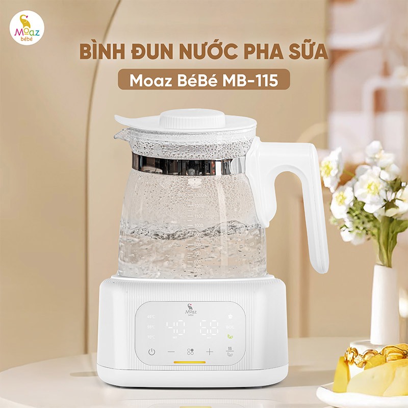 BÌNH ĐUN NƯỚC PHA SỮA MOAZ MB115