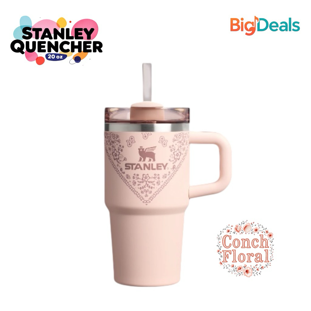 Ly Giữ Nhiệt Stanley Quencher 20oz – Nhỏ Gọn, Giữ Nhiệt Lâu, Có Ống Hút Tiện Dụng