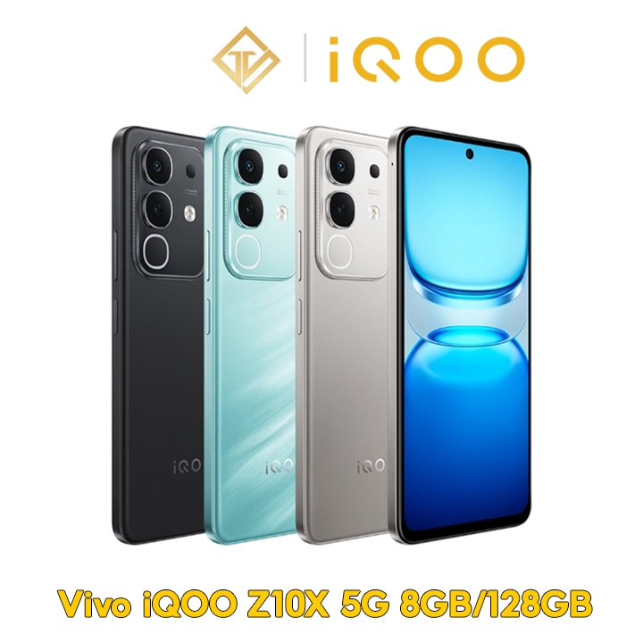  Điện thoại Vivo iQOO Z10x 5G 8GB 128GB Màn hình 6.72" MediaTek Dimensity 7300 Pin 6500mAh - Hàng nhập khẩu 