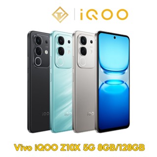Điện thoại Vivo iQOO Z10x 5G 8GB/128GB Màn hình 6.72" MediaTek Dimensity 7300, Pin 6500mAh - Hàng nhập khẩu