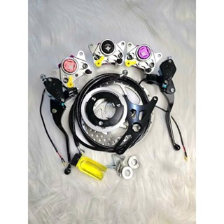   Phụ Tùng Xe Điện  Combo Phanh Đĩa Sau Heo Dầu Cá Mập CNC Cho Mọi Dòng Xe  Tặng Dầu+Ốc Đĩa+Long Đen  