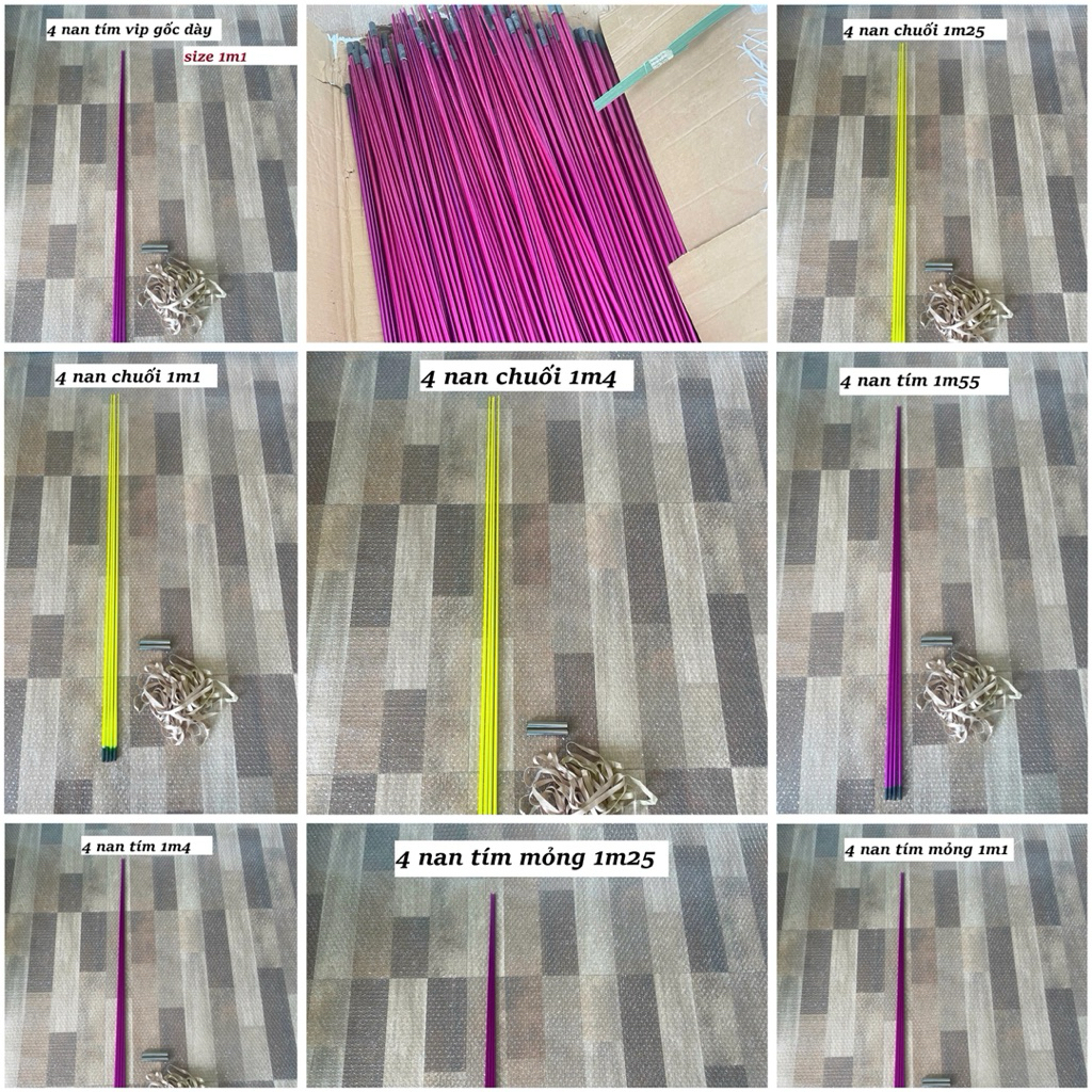 Combo 4 nan cacbon làm diều tặng 2 Pass Tặng dây chặn pass