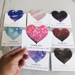 Thiệp quà tặng in hình đáng yêu siêu rẻ đẹp mẫu trái tim