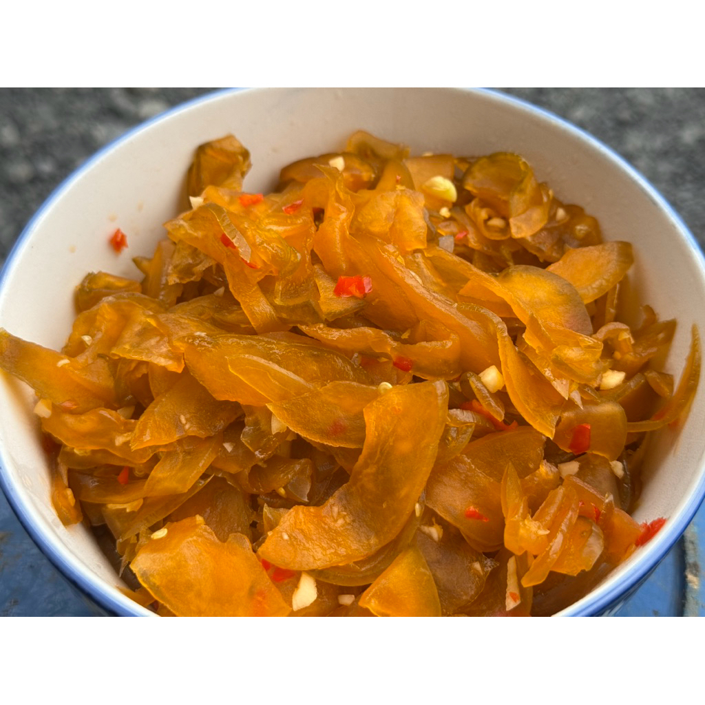 DƯA MẮM CHAY TRỘN ĂN LIỀN, MẮM DƯA GANG, HỦ 500G  ĂN LIỀN