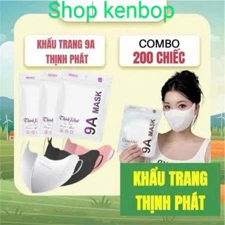 100 chiếc Khẩu trang 9A Thịnh Phát 5 lớp che kín mặt chống nắng chống tia UV