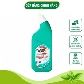 Nước Tẩy Flashman Chính Hãng 500g – Chai Tẩy Toilet, Làm Sạch Cặn Ố, Thơm Phòng Tắm, Vệ Sinh Nhà Tắm