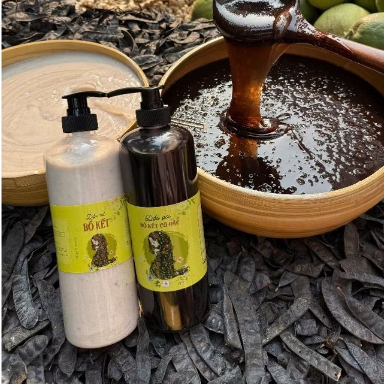 1 lít dầu gội bồ kết cô đặc