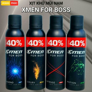 [Tăng 40% dung tích.Có hóa đơn]Xịt khử mùi 210ml XMEN For Boss hương nước hoa Châu Âu đẳng cấp quý ông thơm mát ngày dài