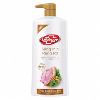 Sữa tắm Lifebuoy Detox Thảo dượᴄ & Hoa sen 800gr detox da khỏi vi khuẩn làm sạch tế bào chết và sáng mịn