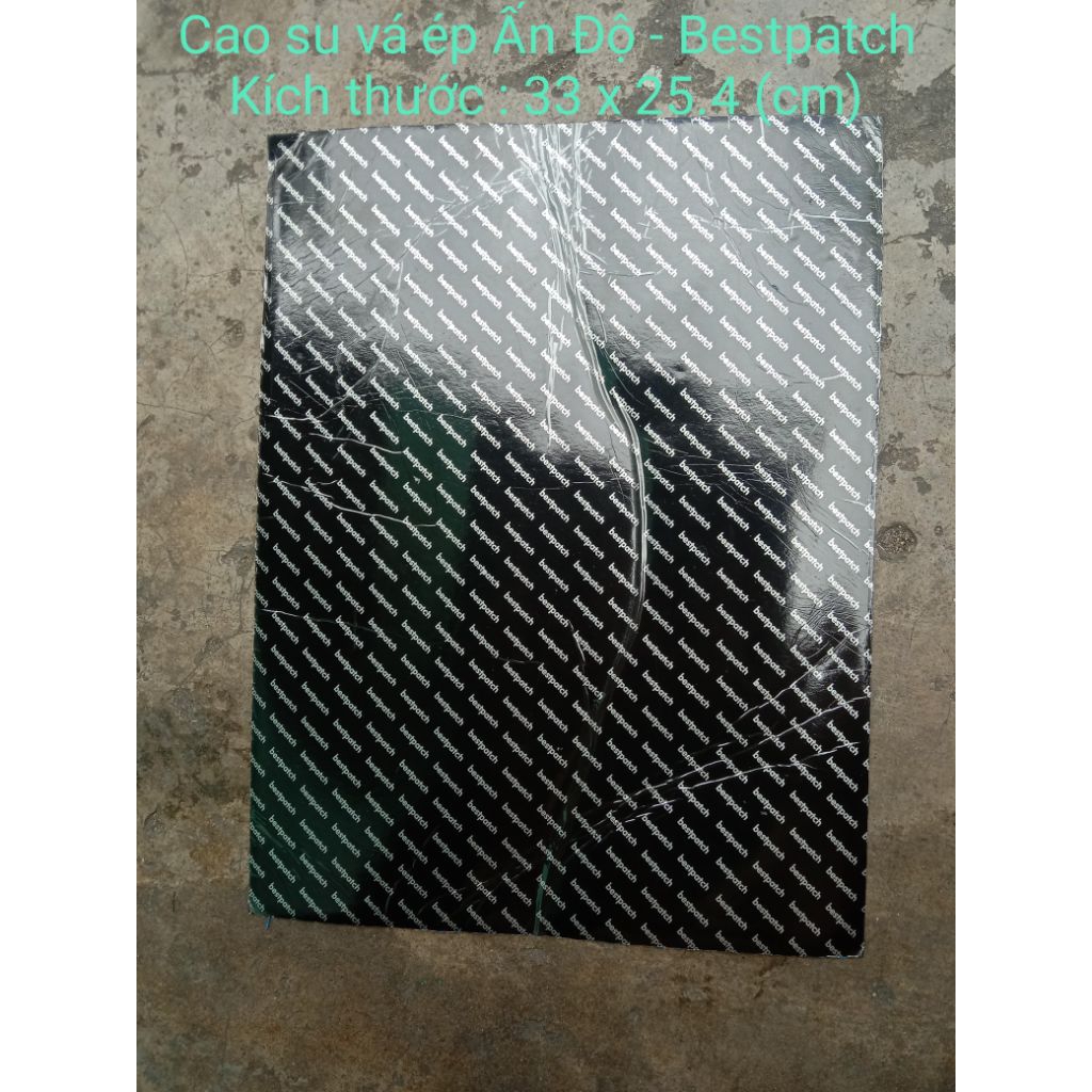Miếng vá ép, vá chín BESTPATCH Ấn Độ 33*25.4(cm), Keo dán cao su vá ép, vá chín, vá liền, ...