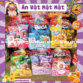 Túi Bánh Kẹo 6 màu Xinh Ngon Mix Theo Tone Màu, Tặng Quà, Sinh Nhật Người Yêu, Các Bé Siêu Dễ Thương