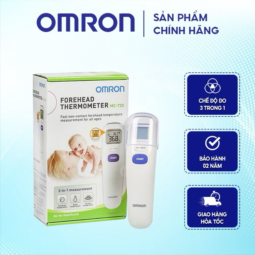 (GIAO HÀNG 30 PHÚT) NHIỆT KẾ ĐIỆN TỬ OMRON MC-720 MC-F300