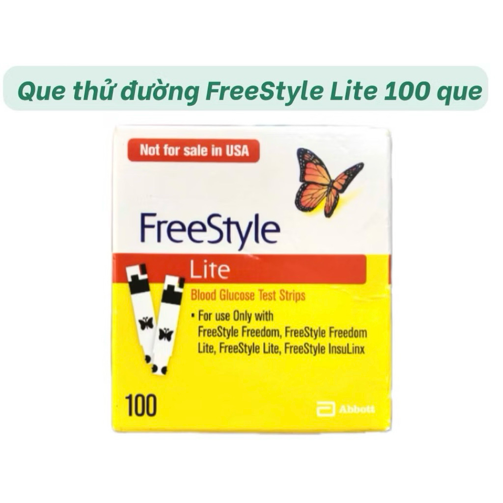 Que Thử Đường FreeStyle Lite (50-100que) date 4/2027