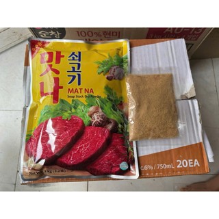 Hạt Nêm Gia Vị Thịt Bò Matna Daesang Hàn Quốc Gói 100G / 대상) 쇠고기 맛나 100G