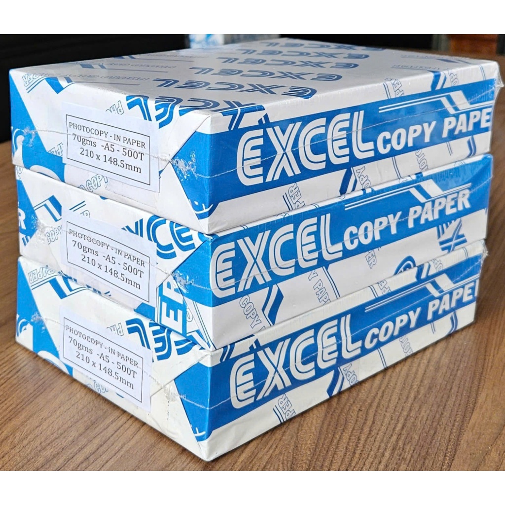 GIẤY IN EXEL A4 , A5 ĐỊNH LƯỢNG 70,80 GSM 500 TỜ