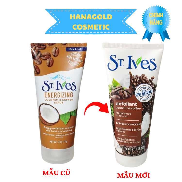 Tẩy Tế Bào Chết St.lves Coconut & Coffee Scrub - Mỹ