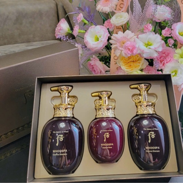 ( NỘI ĐỊA HÀN DATE 2O28 ) - BỘ SET DẦU GỘI XẢ WHOO SPA FULL