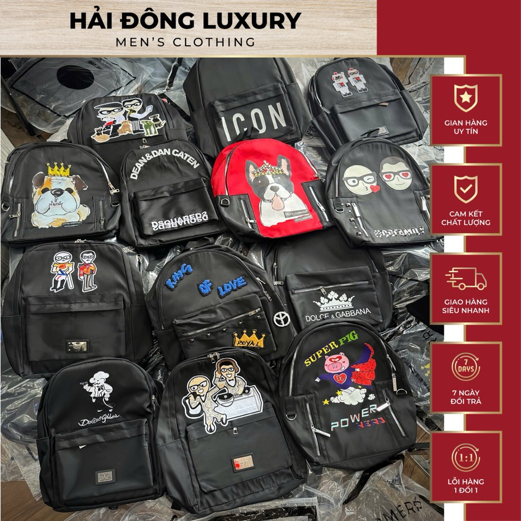 Balo Đi Học Thời Trang Cho Nam Hình Siêu Đẹp Nét,Chất Liệu Vải Dù Chống Thấm Nước,Quai Chắc Chắn Hàng Hottrend 2025