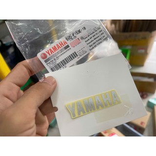 Tem dè trước Ex 150 GP 15 Xanh ( chử Yamaha 60mm ) ( Miếng ) 5VDF153E1000