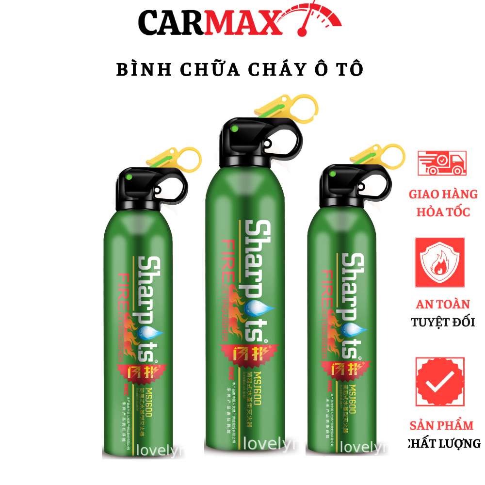Bình chữa cháy ô tô mini Sharpots CarMax