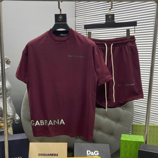 Đồ bộ quần áo nam mùa hè PB cotton in chữ Đôn Chề cao su tráng gương nổi dày dặn basic boy phố BH290P