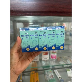 Lốc 10 chai dung dịch nhỏ mắt, mũi HdPharma 0.9%