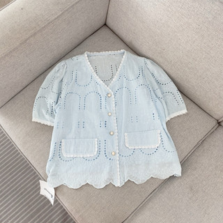 Áo ren đục lỗ ( giá đã sale)