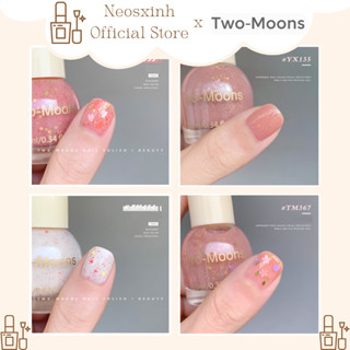  Sơn Móng Tay Two-Moons Hoa Nhũ Kim Tuyến Trứng Cút Bling 10ml - Neosxinh Nails 