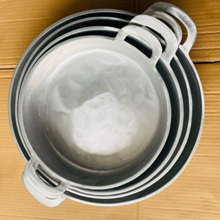 Chảo gang đúc nguyên khối, chảo gang đáy bằng size 26-29-32-36 Cm.