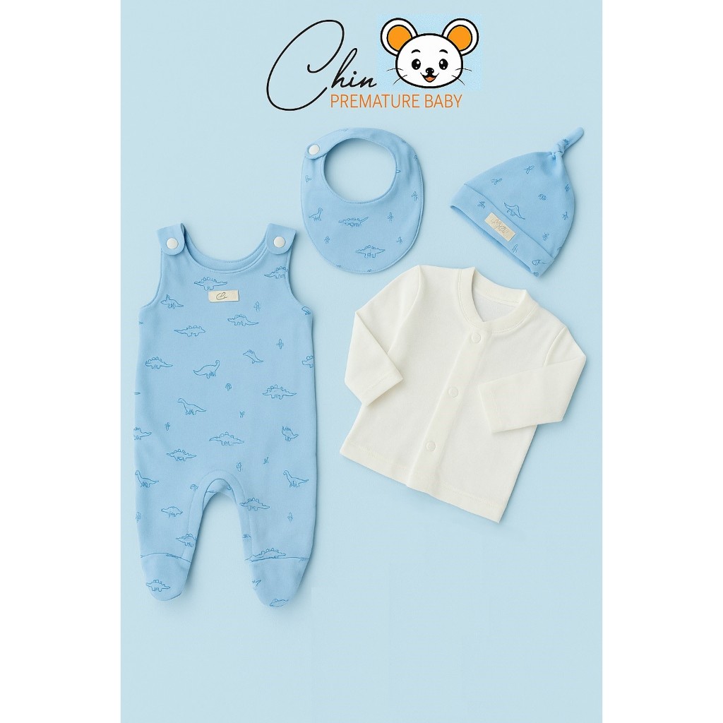 Set 4 Món đầy tháng – Dành Cho Bé Sinh Non | Chin Premature Baby🌟🌟🌟🌟🌟