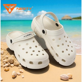 [NE01] - [Tặng Charm Ngẫu Nhiên] - Dép Sục Nam Nữ NESTY Kiểu Dáng Basic Chống Trượt Đế Bằng Cao Su